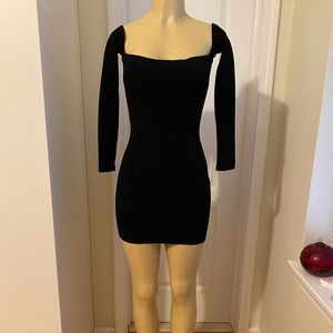Olivaceous dress, size M black color